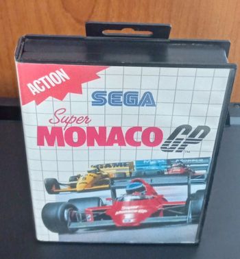 😍rétro gaming sega master system super monaco gp en boite sans notice