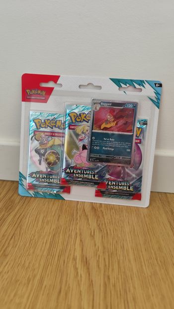 Tripack carte pokémon Aventure ensemble promo Baggaïd Neuf scellé