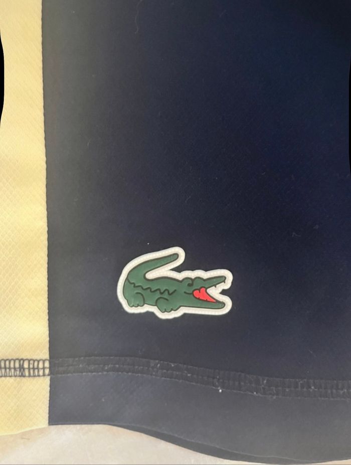 Short de sport Lacoste Roland Garros ramasseur - photo numéro 2