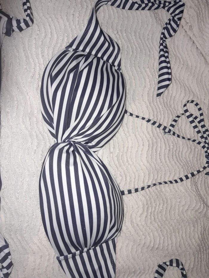 Maillot de bain push up 2 pièce marin - photo numéro 2