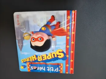 Livre enfant p'tit héros numéro 5 super héros fleurus