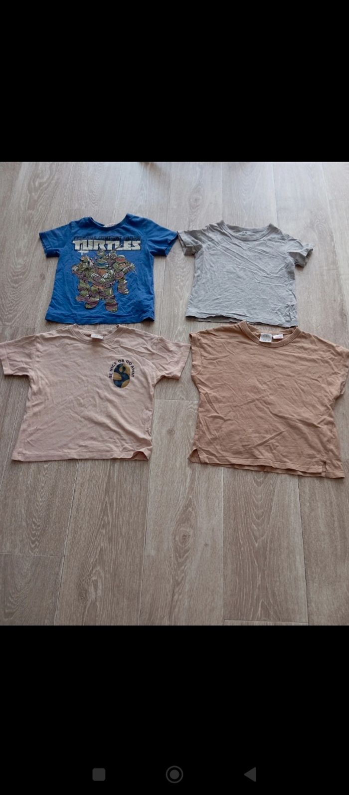 Lot tee shirt Zara - photo numéro 2
