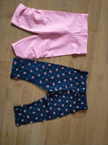 Lot 2 leggings 2 ans