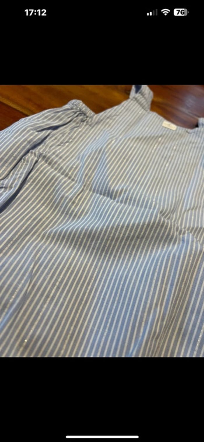 Salopette petit bateau fille 12 mois - photo numéro 7