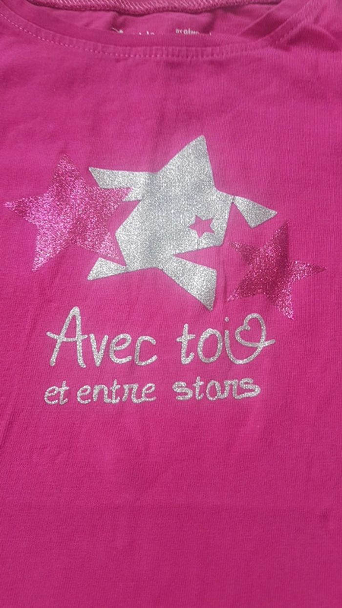 T-shirt rose - photo numéro 2