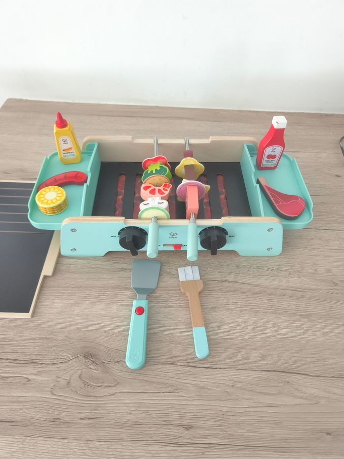 Set de barbecue et plancha en bois - photo numéro 5