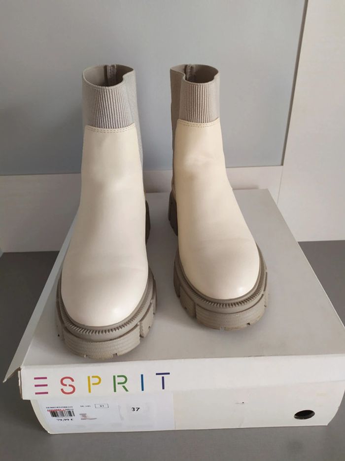 Boots beige Esprit pointure 37 - photo numéro 3