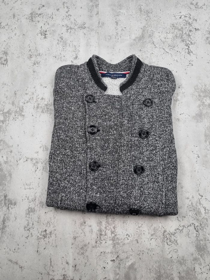 Veste Tommy Hilfiger grise – Taille S/36 Femmes - photo numéro 2