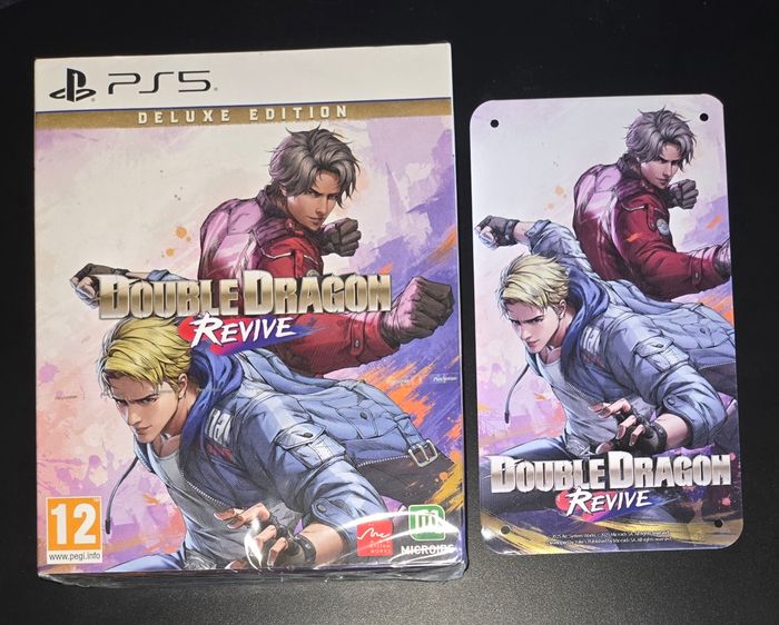 Double Dragon Revive Deluxe Édition Ps5 (avec le Mini Poster de Metal) neuf sous Blister