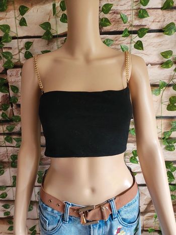 🌸Croptop Shein Bretelles dorés Taille 40🌸