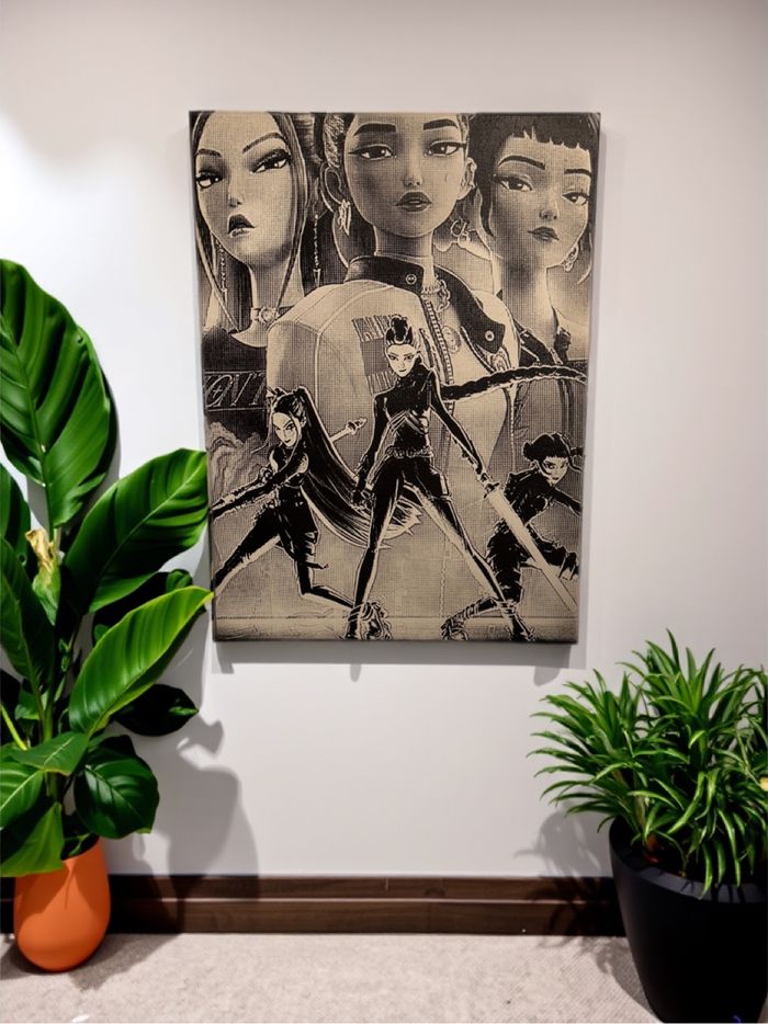 Tableau Huntrix Demon Hunters Kpop Poster en toile 30x40cm - photo numéro 5