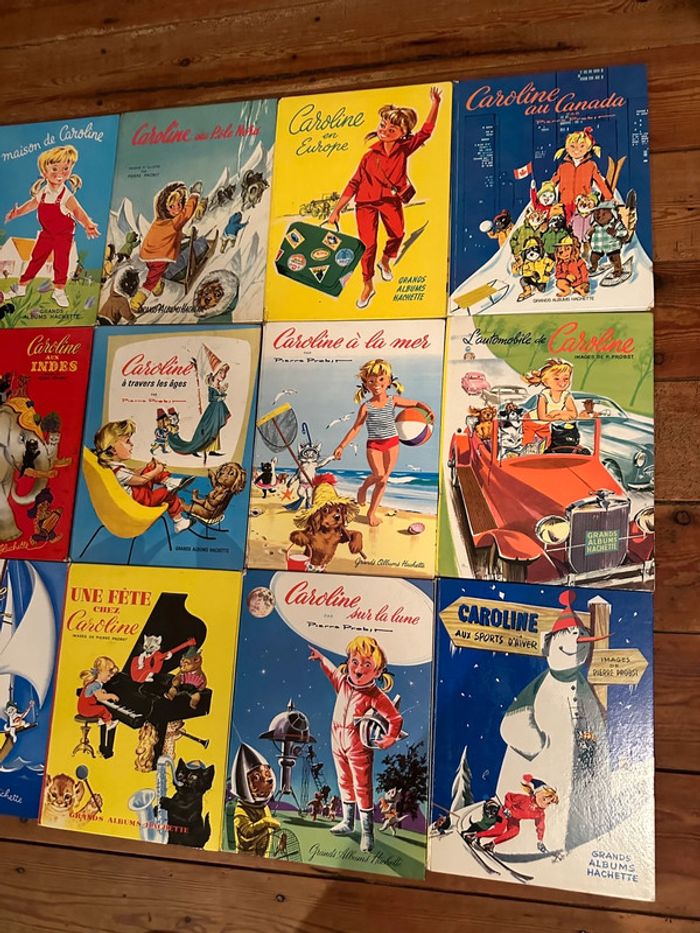 Lot de 12 Grands albums Hachette bd livres Caroline Pierre Probst anciens bon état - photo numéro 2