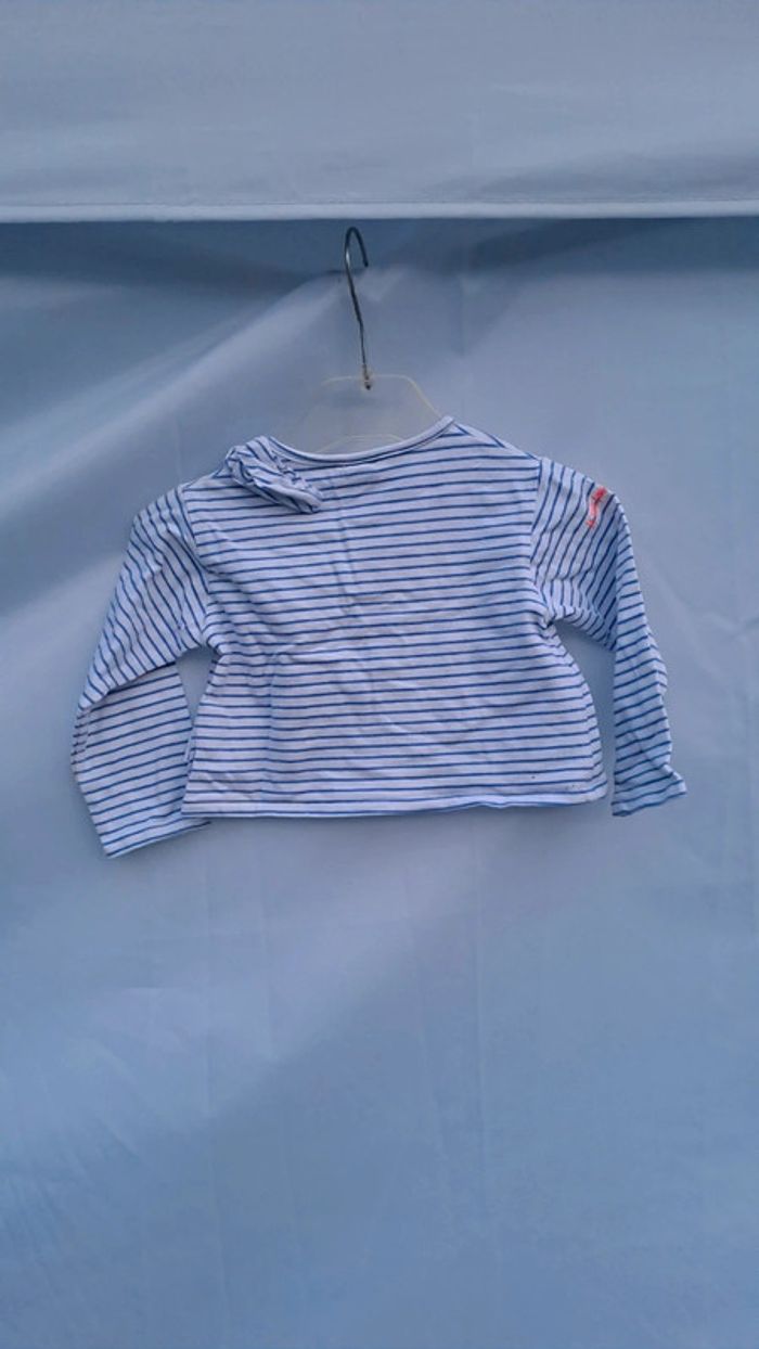 💚 Tee-shirt manche longue fille 9 mois - photo numéro 3