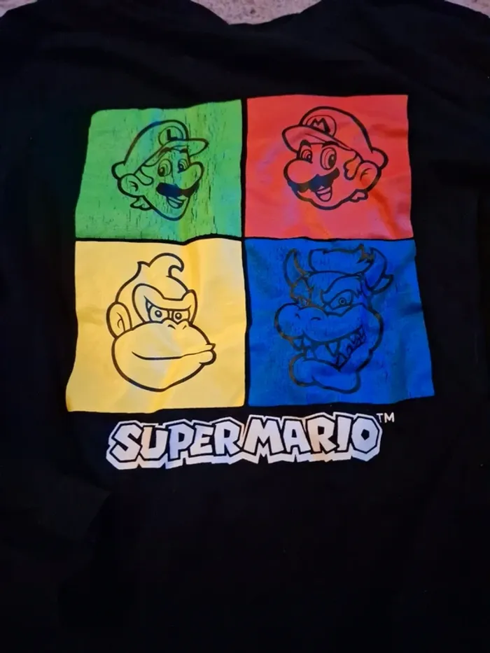 Tshirt mario taille 8 ans - photo numéro 2