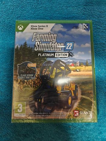 XBOX series x Farming simulator 22 platinum edition