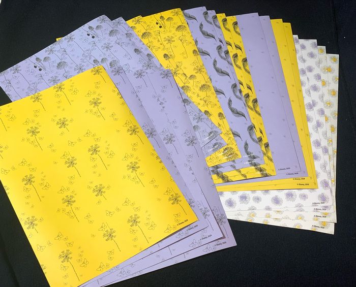 Kit Winnie Pooh Disney tampons, feuilles, die cuts - photo numéro 5