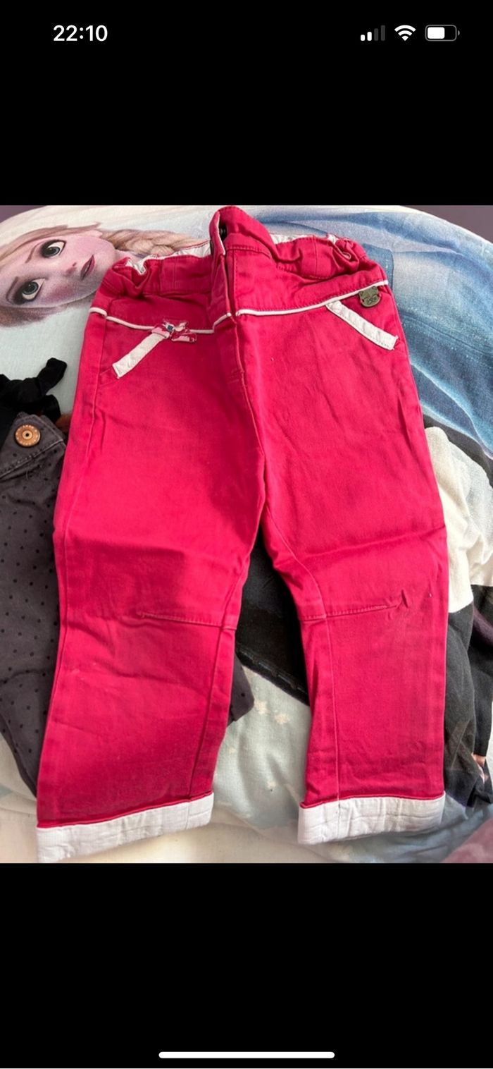 Lot de 3 pantalons 18 mois - photo numéro 2