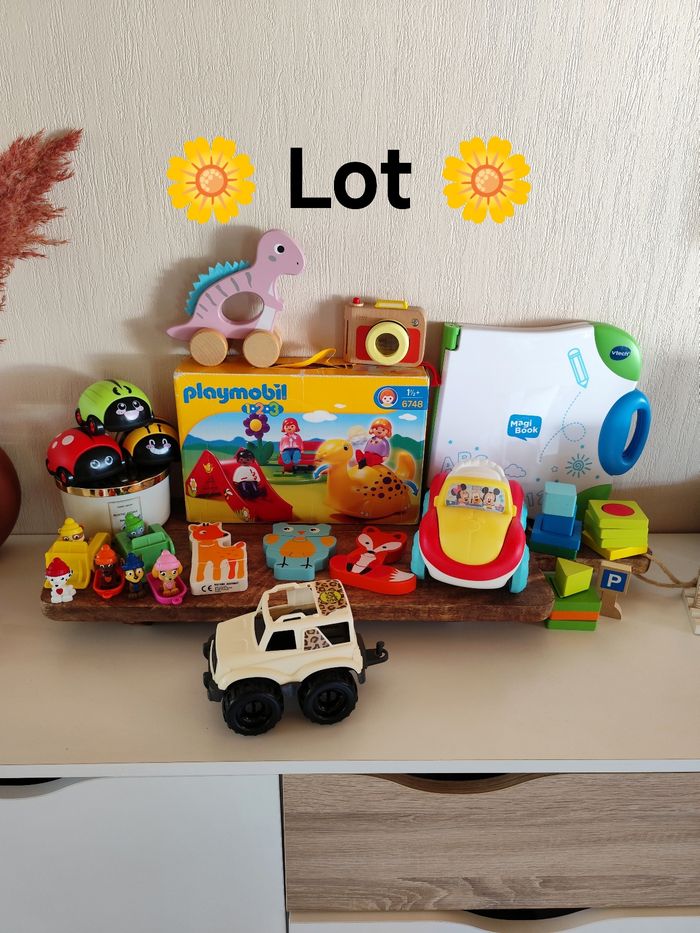 Lot jouets Playmobil puzzles