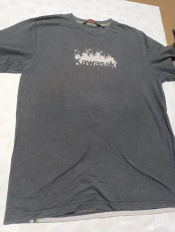 Tee shirt manches courtes homme Kawasaki taille XXL rétro vintage moto collection