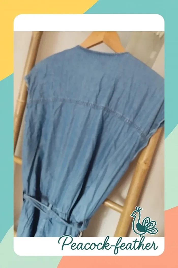 Combi pantalon jean camaïeu 42 - photo numéro 7