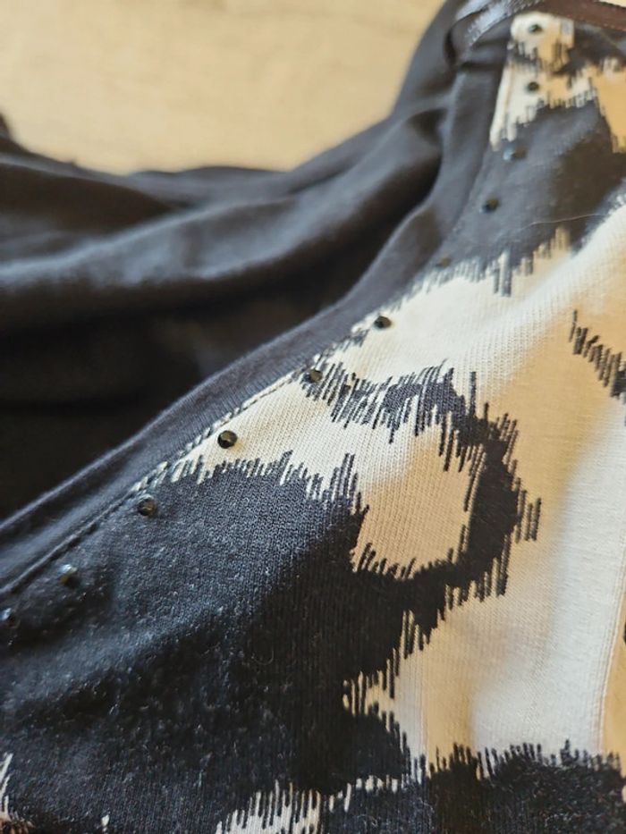 Débardeur avec gilet noir, 2 en 1, Your Sixth Sense, taille L/XL, nickel - photo numéro 8