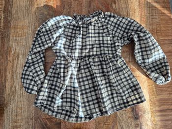 Blouse à carreaux Zara 5 ans
