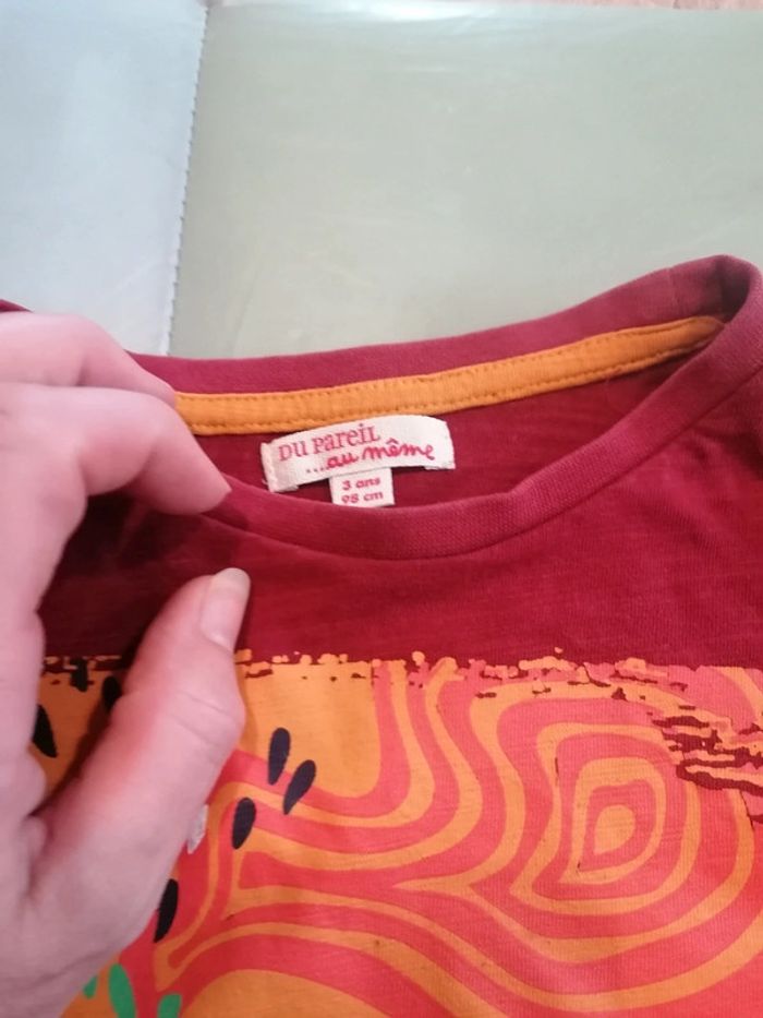 Tee shirt dpam 3 ans - photo numéro 2