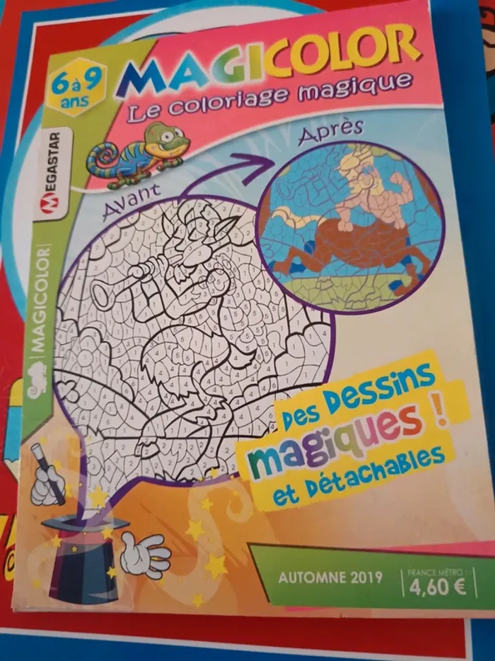 Coloriage magique de 6 à 9 ans