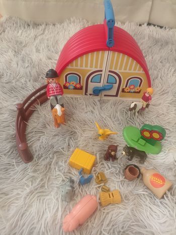 Ferme playmobil transportable 1 2 3