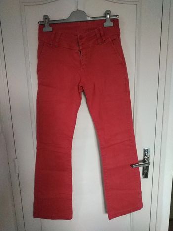 Jean rose rose rouge taille 38