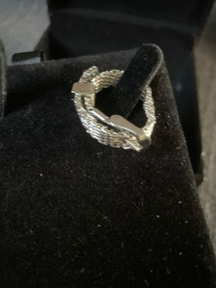 Bague ceinture métal réglable - photo numéro 2