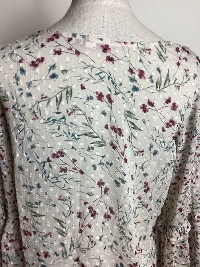 Blouse écrue fleurie Esprit 38 - photo numéro 7