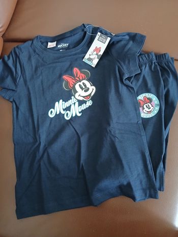 ensemble pyjamas en coton fille Minnie disney 110/116 cm 4/6 ans 