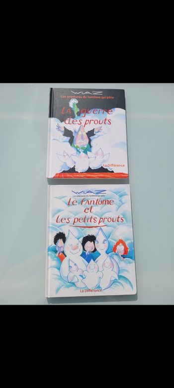 Les aventures du fantôme qui pète : La guerre des prouts et le fantôme et les petits prouts