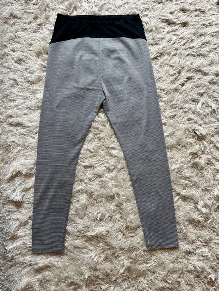 Legging pantalon grossesse motif pied de poule 42/44 - photo numéro 2