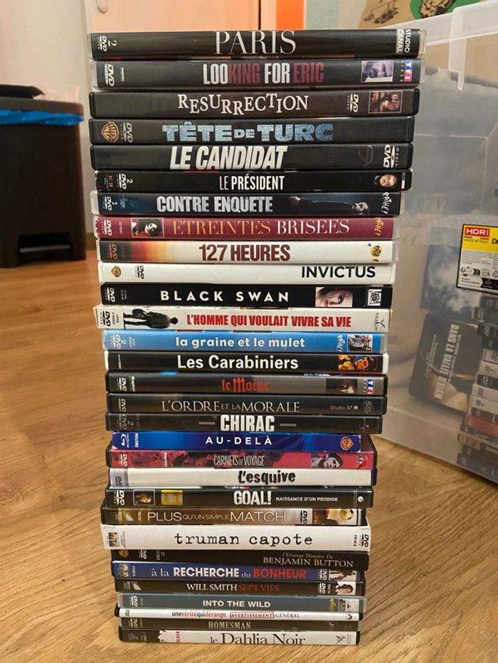 Lot de 30 DVD thème film d’auteur