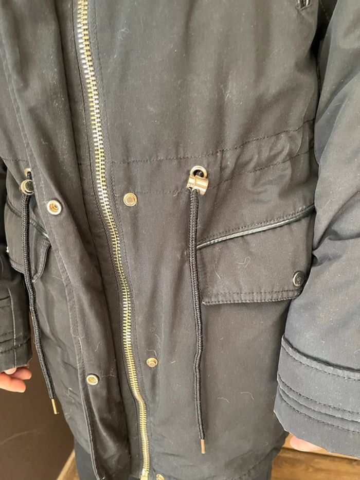 Blouson parka noir H&M XS - photo numéro 5