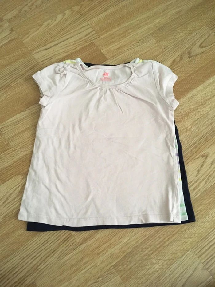 Lot t-shirts, taille 110-116 - photo numéro 4