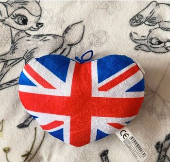 Peluche cœur Angleterre.