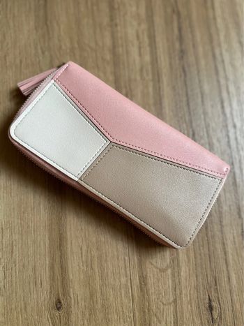 Porte feuille rose