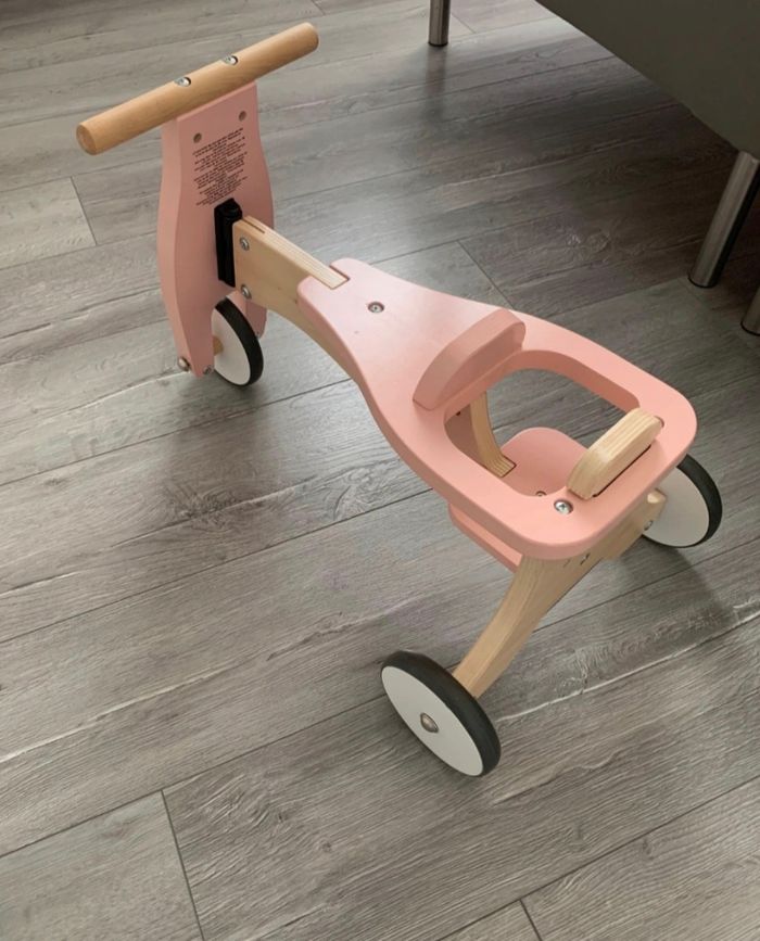 Tricycle / porteur en bois Vertbaudet - photo numéro 5