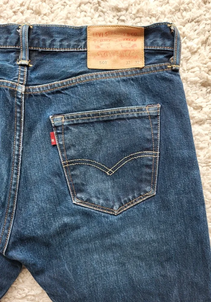 Jean Levi's 501 W32 L32 bleu - photo numéro 5