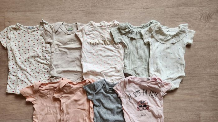 Lot de 16 bodies manches courtes fille – 3 mois (56-62 cm) - photo numéro 5