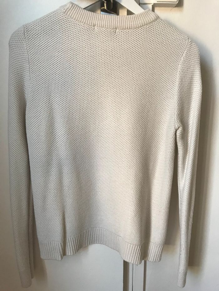 Pull écru H&M t.S parfait état - photo numéro 2