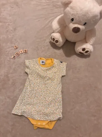 Body robe Petit Bateau - 3 mois