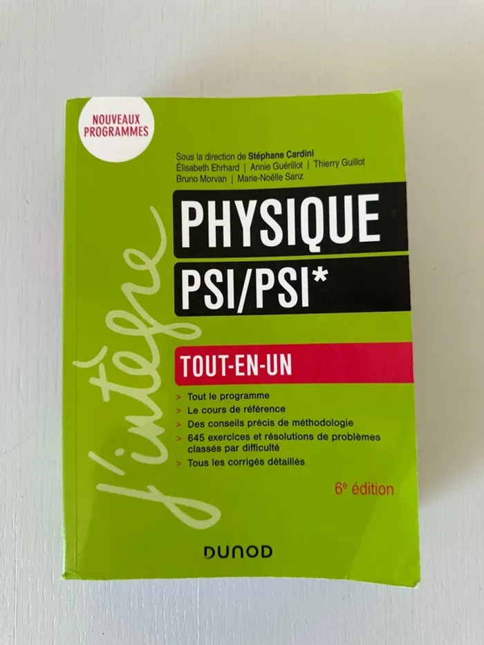 Classe préparatoire Physique PSI/PSI*