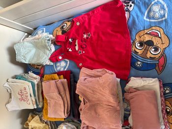 Lot 48 vêtements  fille en 18 mois 