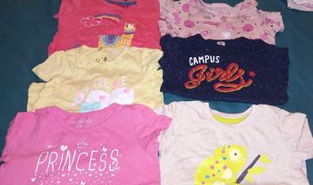 Lot tee shirts fille 2 ans