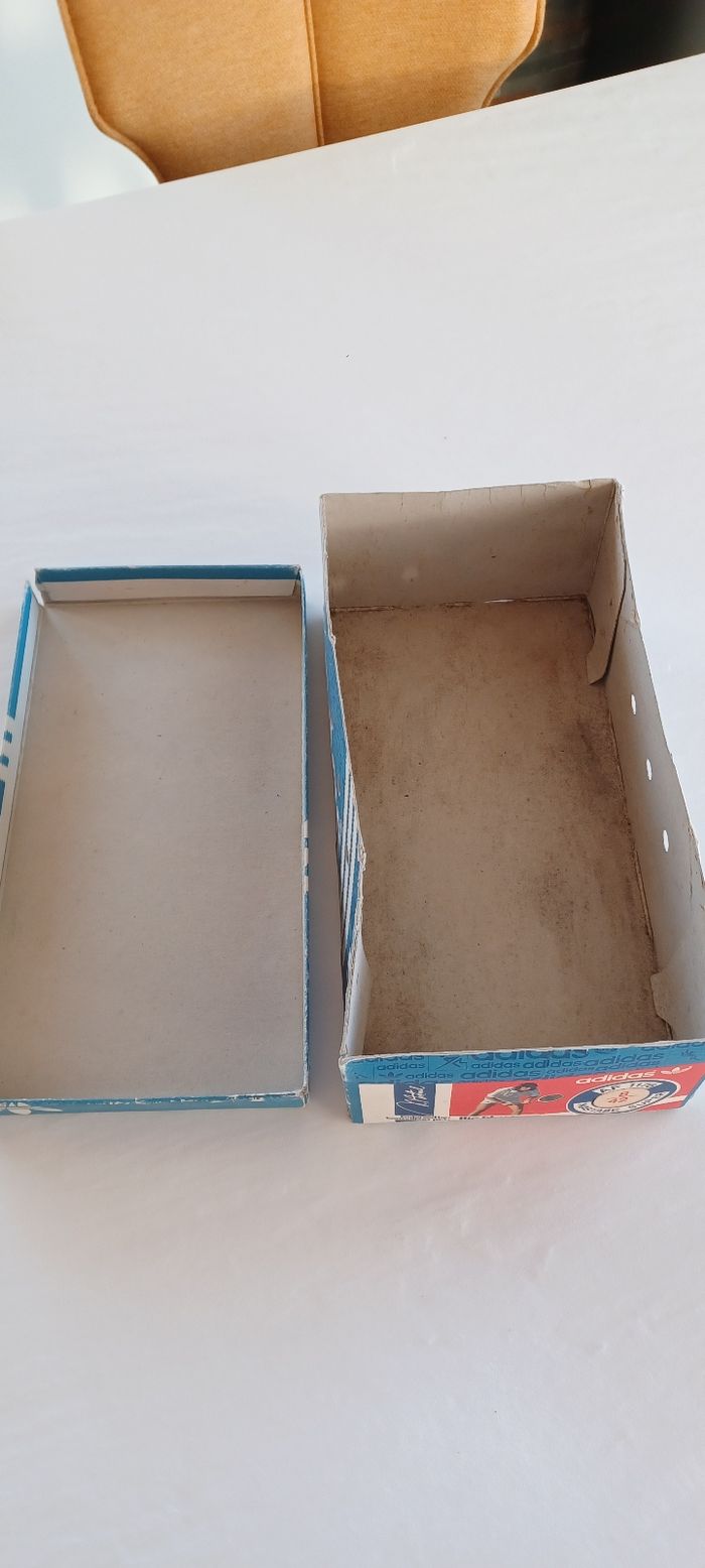 Boîte vide Adidas nastase année 70 très rare - photo numéro 7