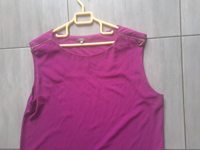 Robe mi longue violet Grain de Malice Taille 48 - photo numéro 3